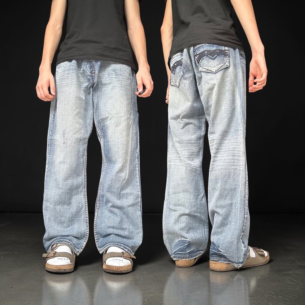Vintage 2000s Y2K Flipaper baggy Bootcut Jeans